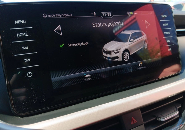 Skoda Kamiq cena 87900 przebieg: 31684, rok produkcji 2020 z Rzeszów małe 667